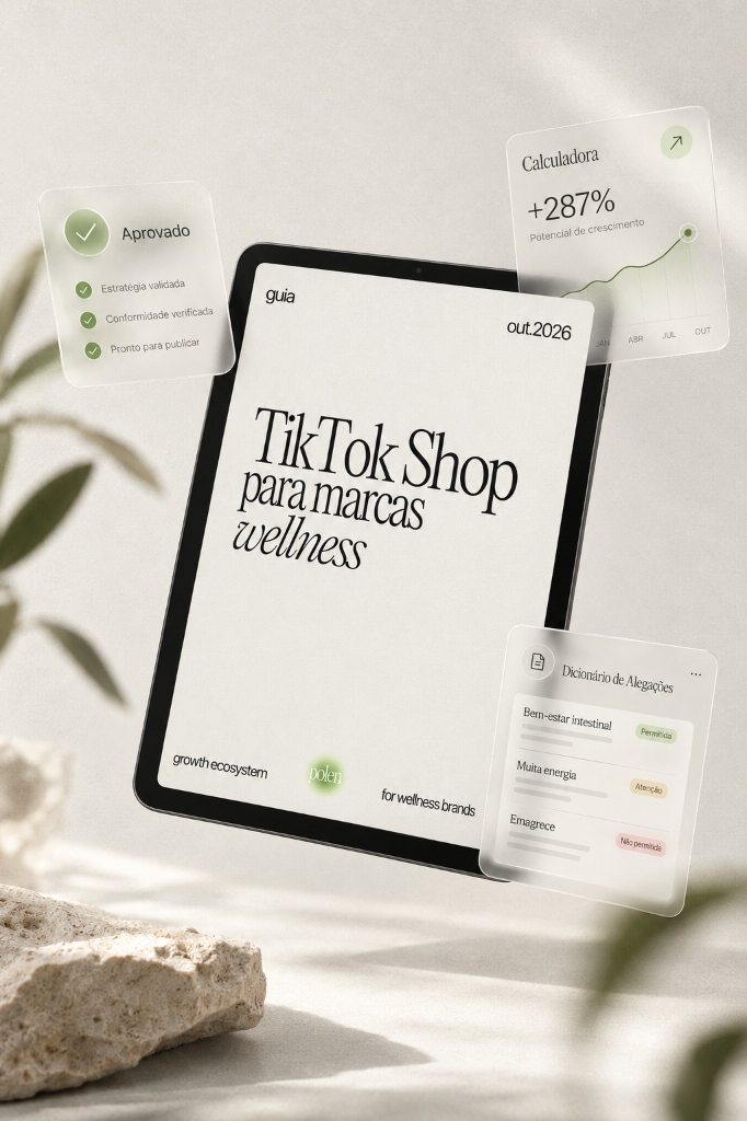 Mockup Guia TikTok Shop Polen e Ferramentas
